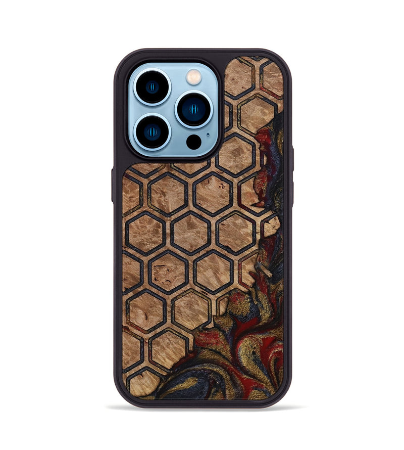 iPhone 14 Pro Wood Phone Case - Aaron (Pattern, 812736)