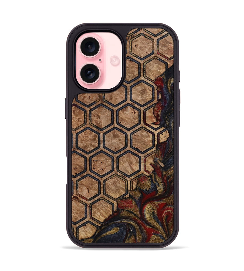 iPhone 16 Wood Phone Case - Aaron (Pattern, 812736)