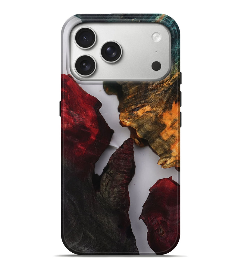 iPhone 17 Pro Max Wood Live Edge Phone Case - Ronald (Clear, 812805)