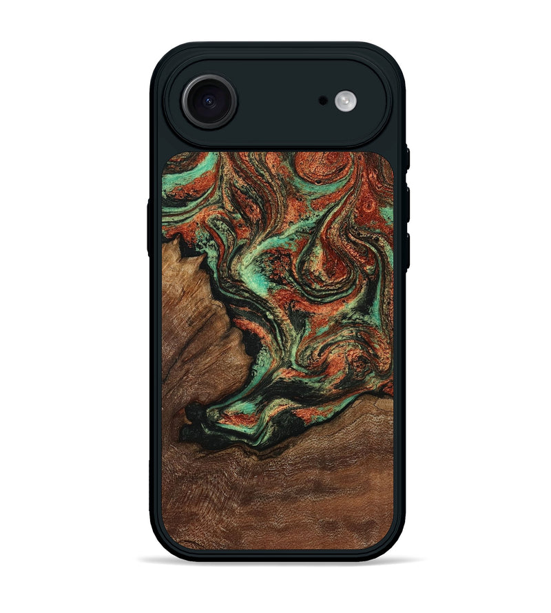 iPhone 17 Air Wood Phone Case - Anders (Green, 812811)
