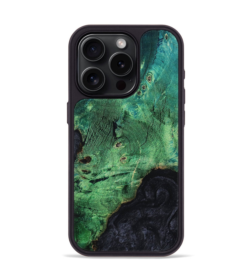 iPhone 15 Pro Wood Phone Case - Tad (Wood Burl, 812821)