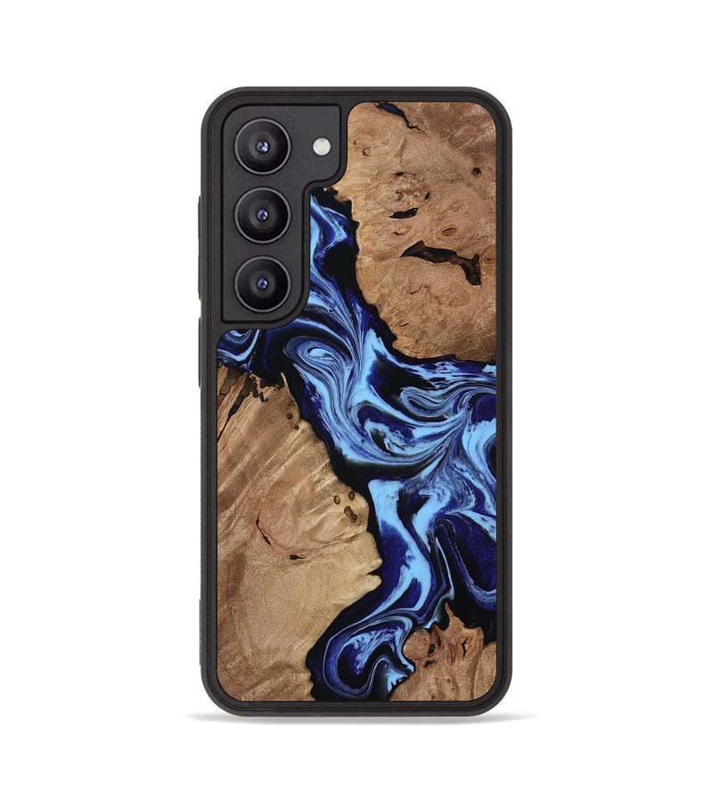 Galaxy S23 Wood Phone Case - Jaeda (Blue, 812841)