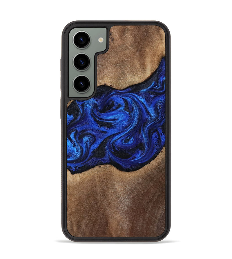Galaxy S23 Plus Wood Phone Case - Robbin (Blue, 812843)