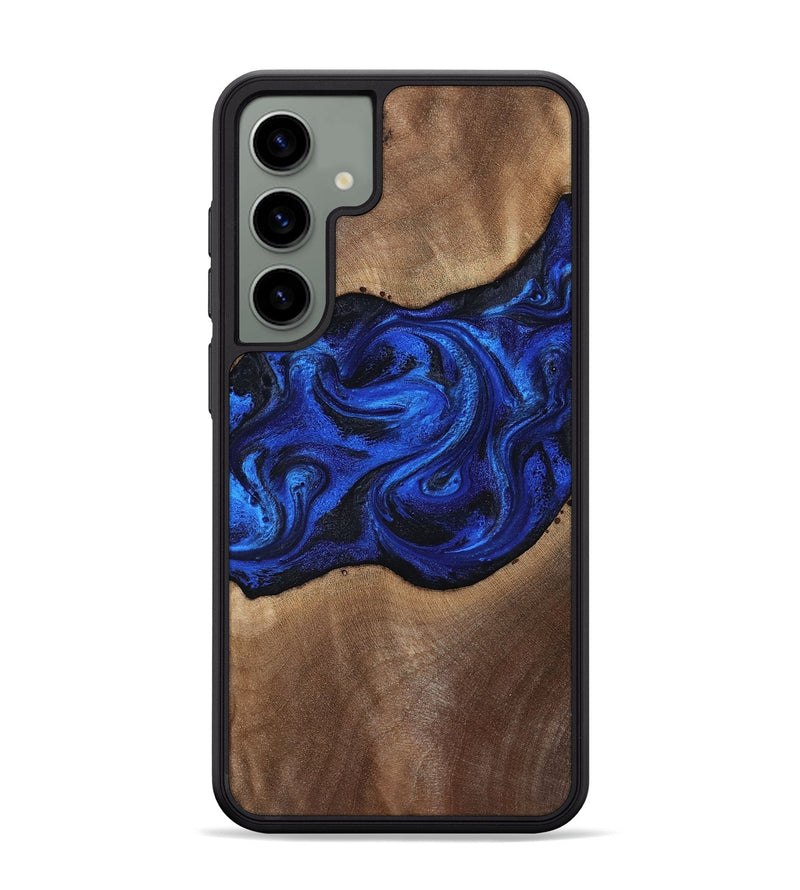 Galaxy S24 Plus Wood Phone Case - Robbin (Blue, 812843)