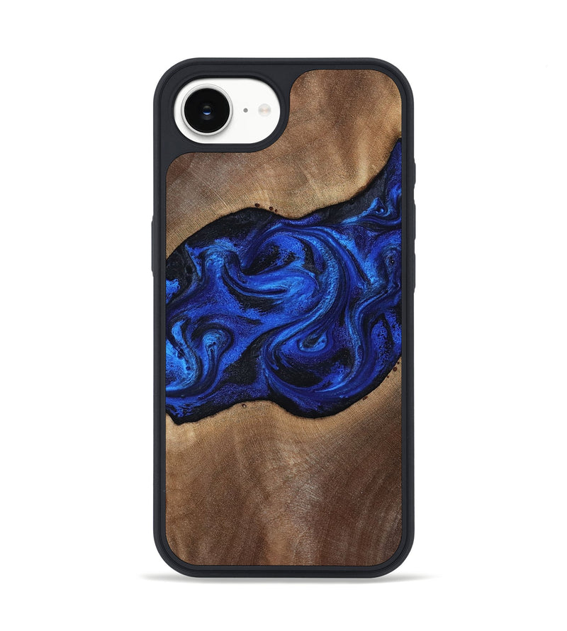 iPhone 17e Wood Phone Case - Robbin (Blue, 812843)