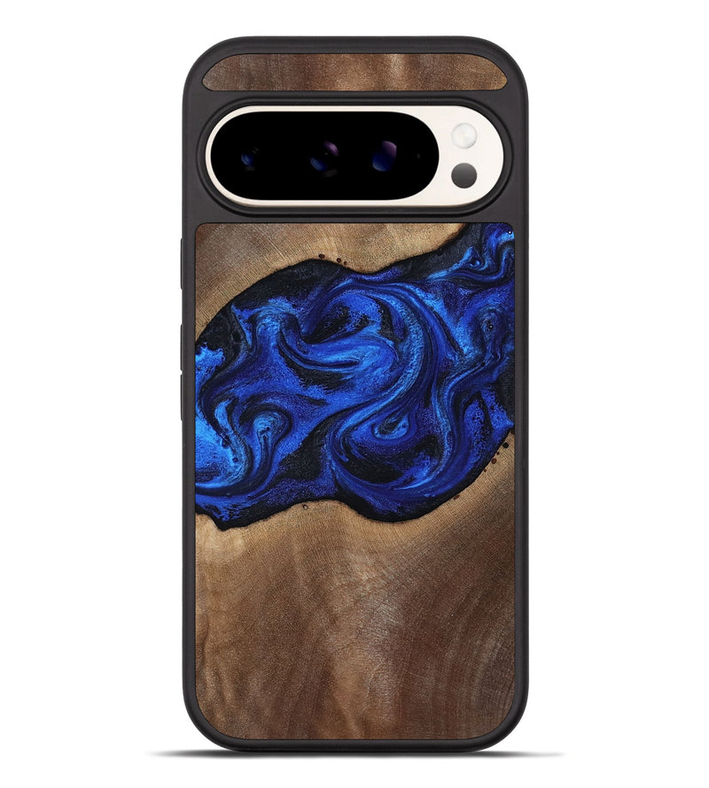 Pixel 10 Pro XL Wood Phone Case - Robbin (Blue, 812843)