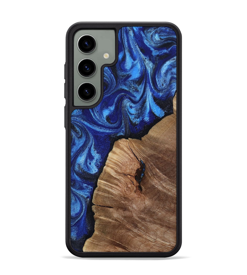 Galaxy S24 Plus Wood Phone Case - Molly (Blue, 812845)