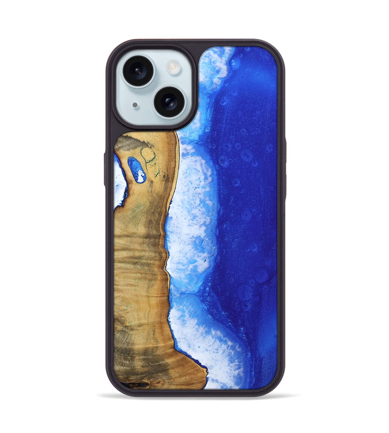iPhone 15 Wood Phone Case - Latrice (Coastal, 812855)