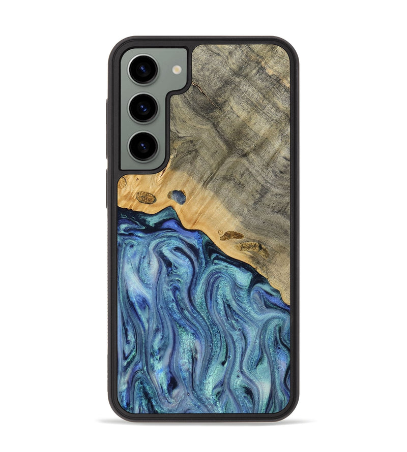 Galaxy S23 Plus Wood Phone Case - Cecil (Blue, 812912)