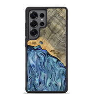 Galaxy S25 Ultra Wood Phone Case - Cecil (Blue, 812912)