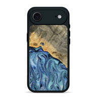 iPhone 17 Air Wood Phone Case - Cecil (Blue, 812912)