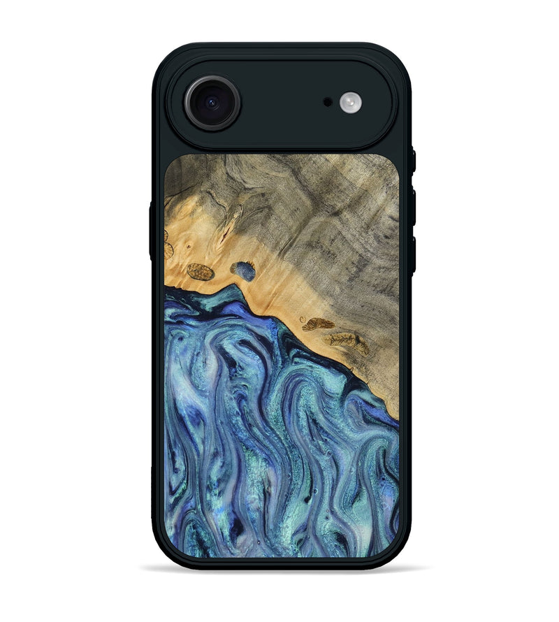 iPhone 17 Air Wood Phone Case - Cecil (Blue, 812912)