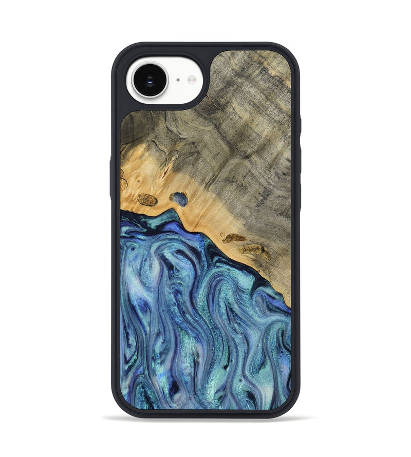 iPhone 17e Wood Phone Case - Cecil (Blue, 812912)