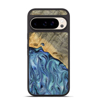 Pixel 10 Pro Wood Phone Case - Cecil (Blue, 812912)