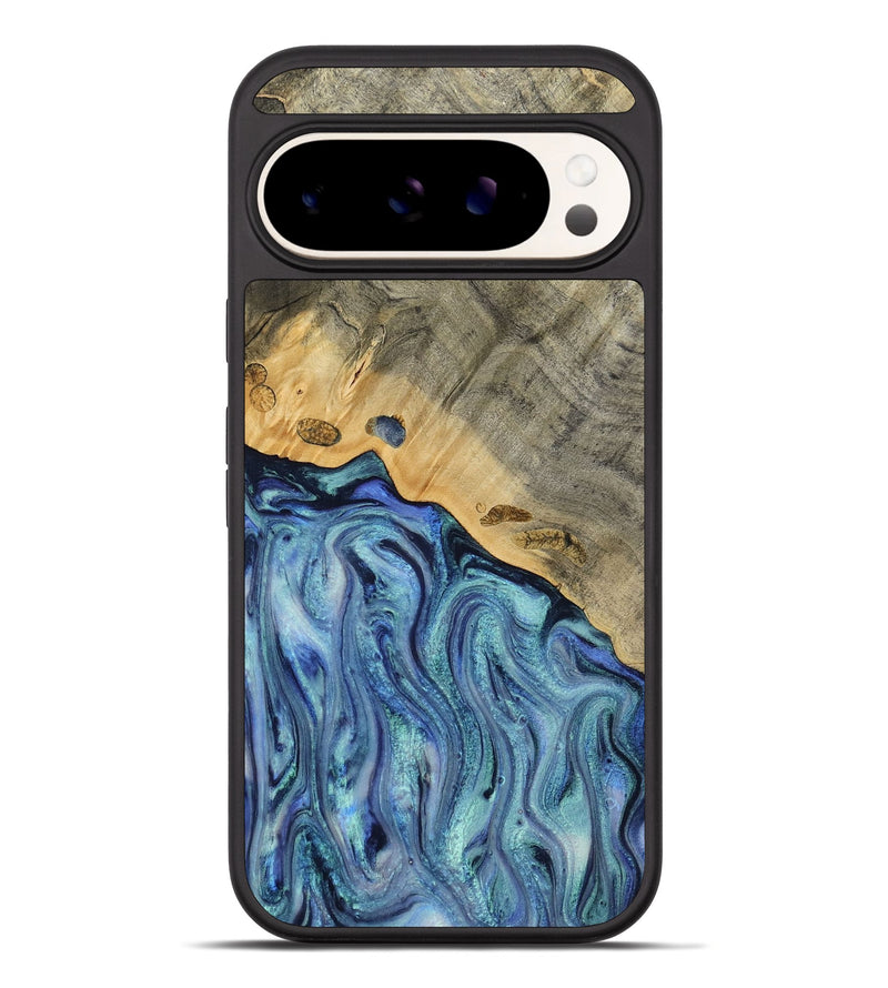Pixel 10 Pro XL Wood Phone Case - Cecil (Blue, 812912)
