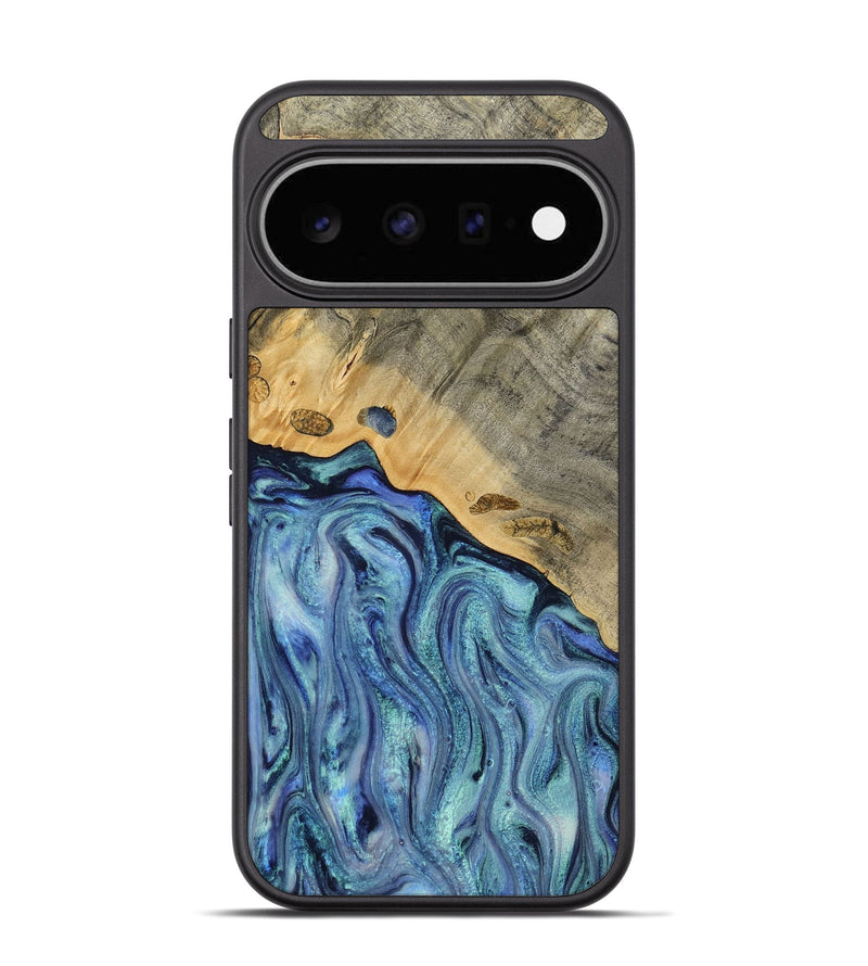 Pixel 11 Wood Phone Case - Cecil (Blue, 812912)