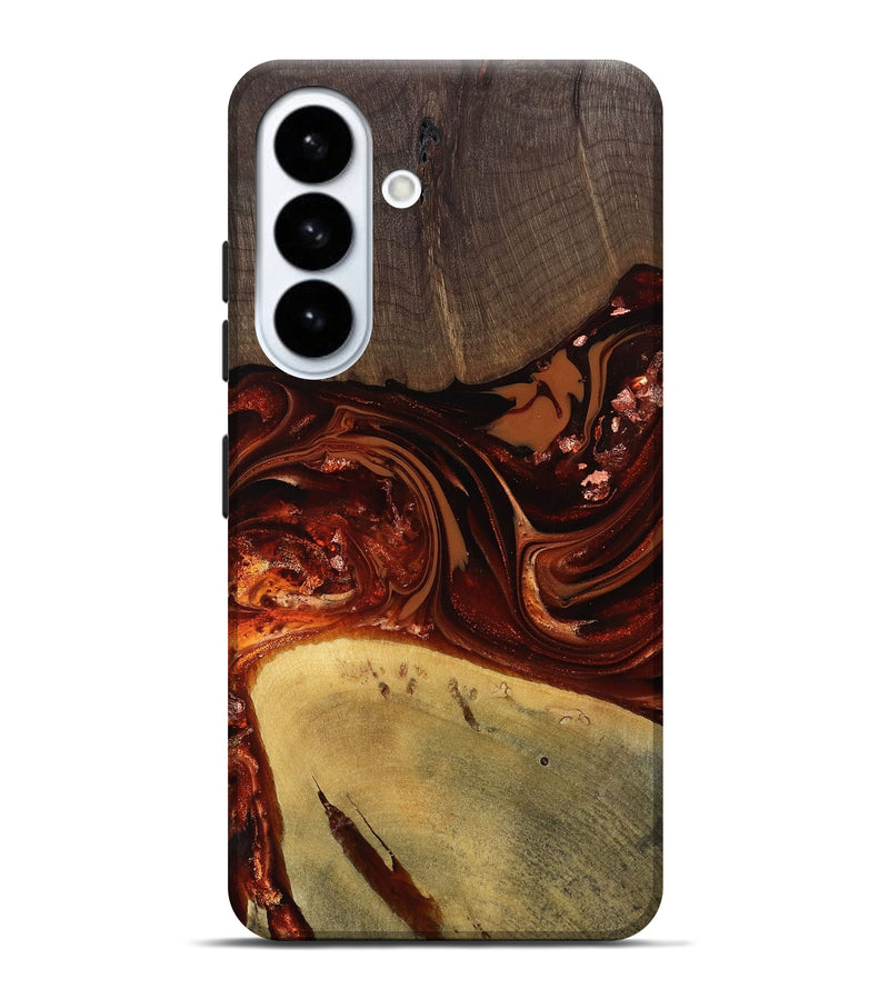 Galaxy S26 Plus Wood Live Edge Phone Case - Kasen (Red, 812949)