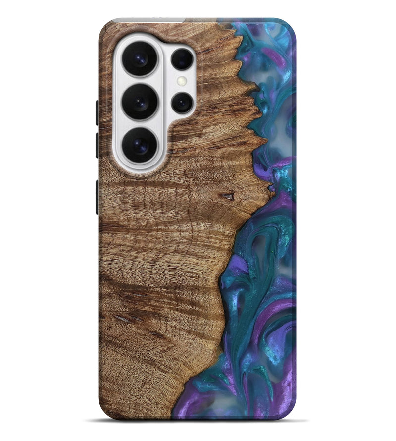 Galaxy S26 Ultra Wood Live Edge Phone Case - Helen (Clear, 812957)