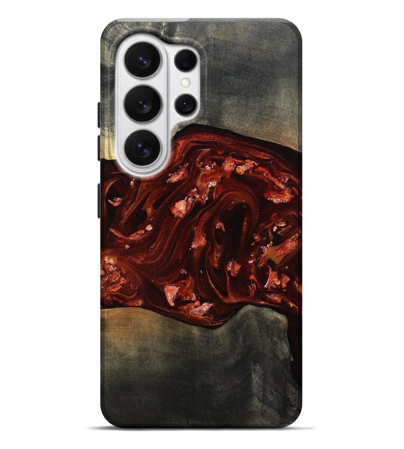 Galaxy S26 Ultra Wood Live Edge Phone Case - Lucien (Red, 812960)