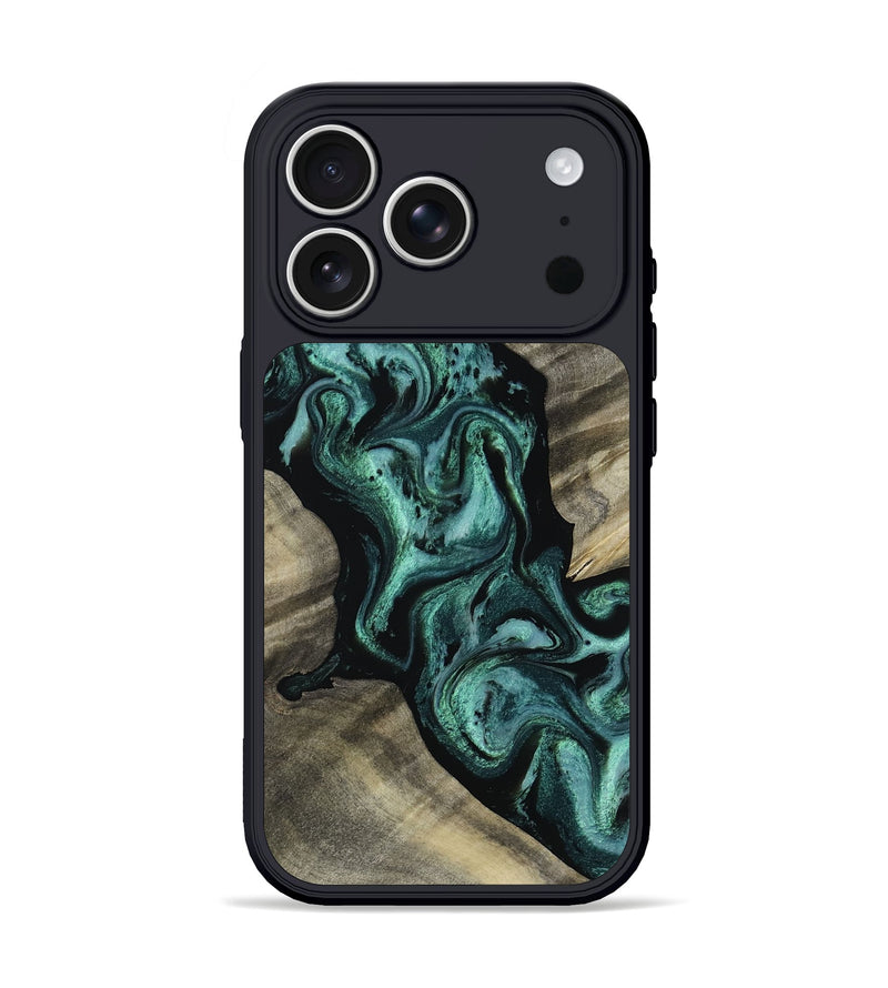 iPhone 17 Pro Wood Phone Case - Alyson (Green, 812974)