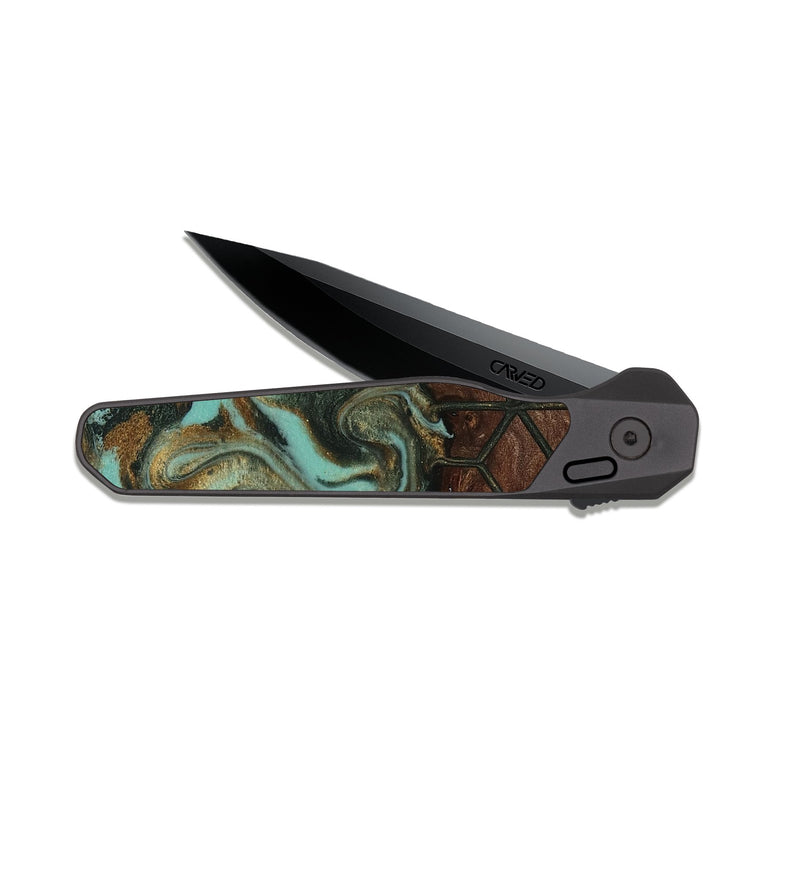EDC Dark Slate Wood Pocket Knife - Colby (Pattern, 813000)
