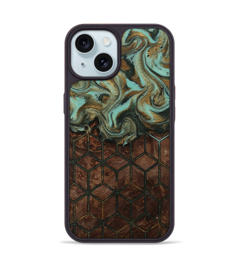 iPhone 15 Wood Phone Case - Colby (Pattern, 813000)