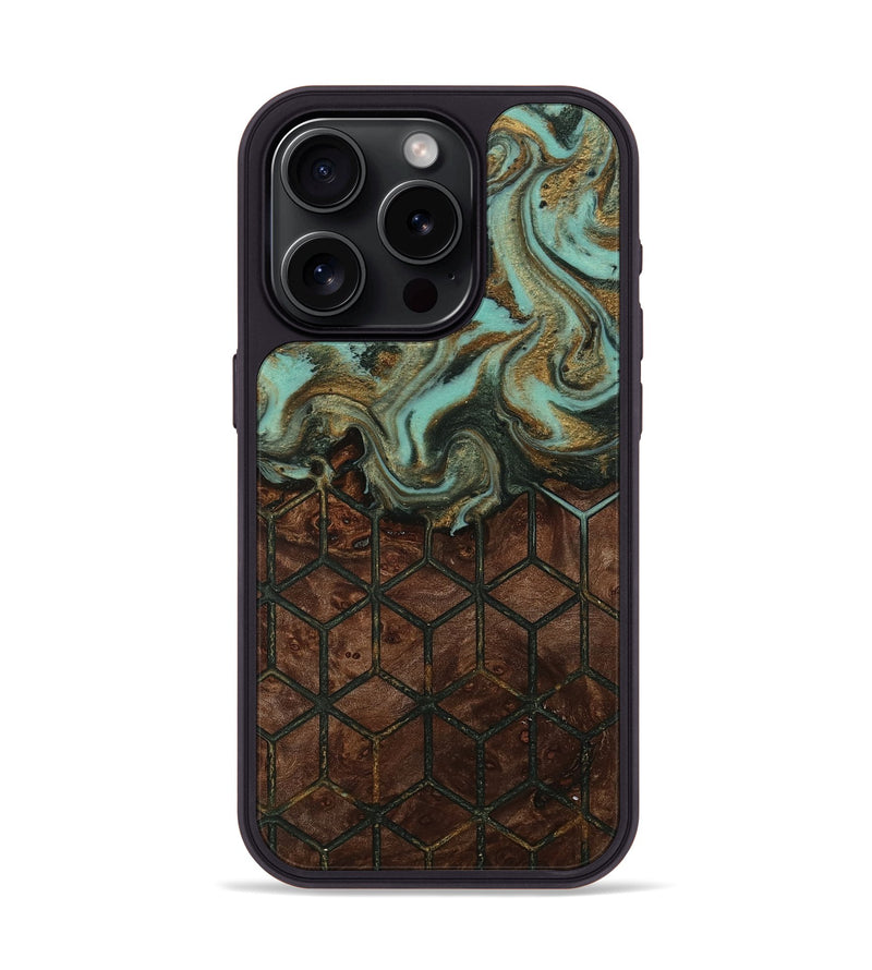 iPhone 15 Pro Wood Phone Case - Colby (Pattern, 813000)