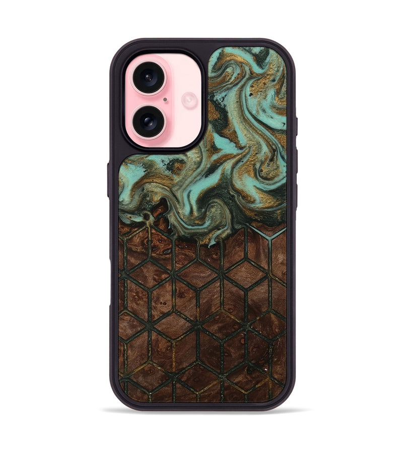 iPhone 16 Wood Phone Case - Colby (Pattern, 813000)