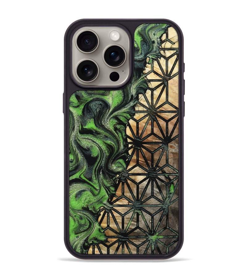iPhone 15 Pro Max Wood Phone Case - Willow (Pattern, 813007)