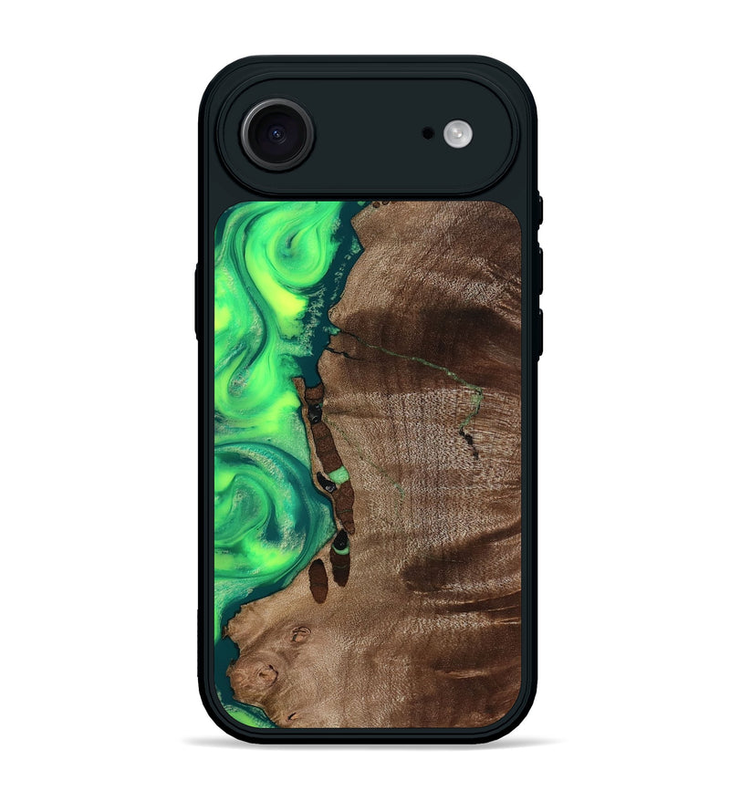 iPhone 17 Air Wood Phone Case - Carlie (Green, 813055)