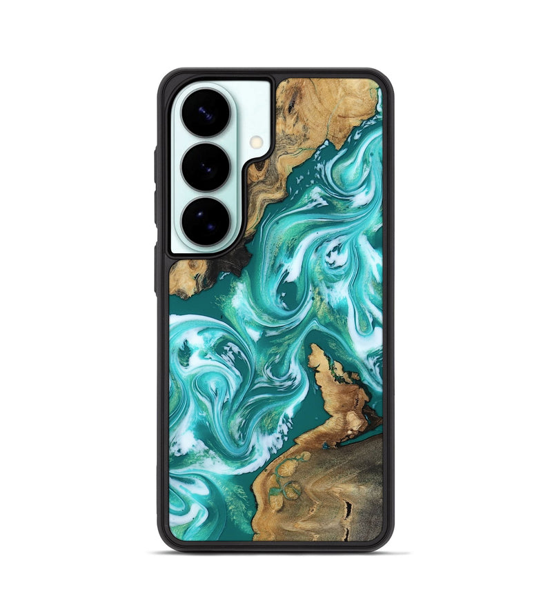 Galaxy S26 Wood Phone Case - Alida (Green, 813056)