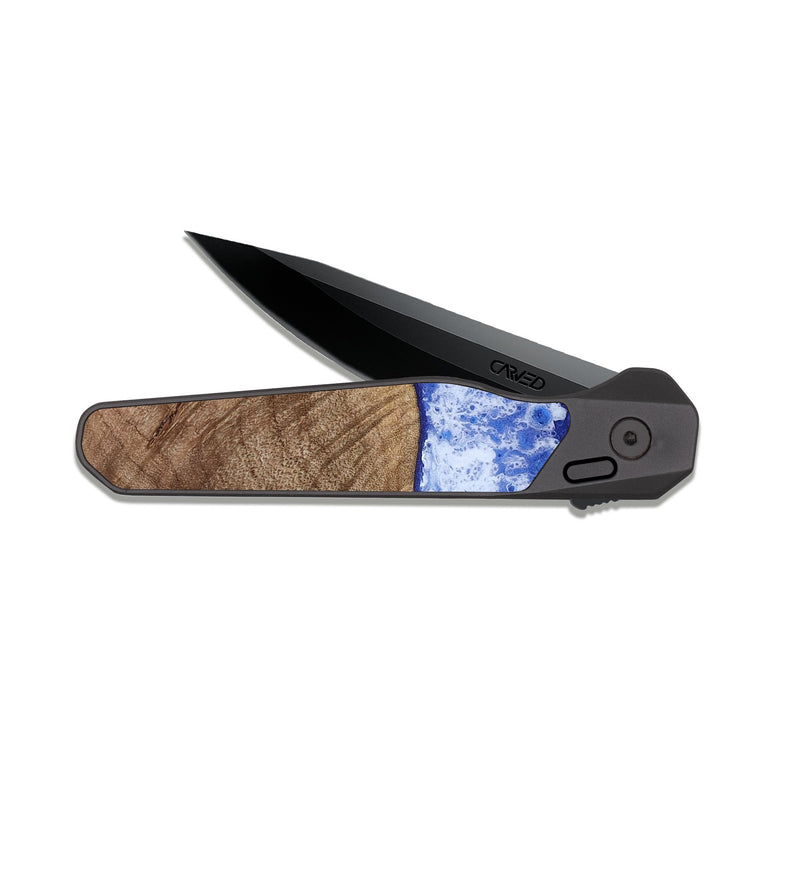 EDC Dark Slate Wood Pocket Knife - Beatriz (Coastal, 813071)