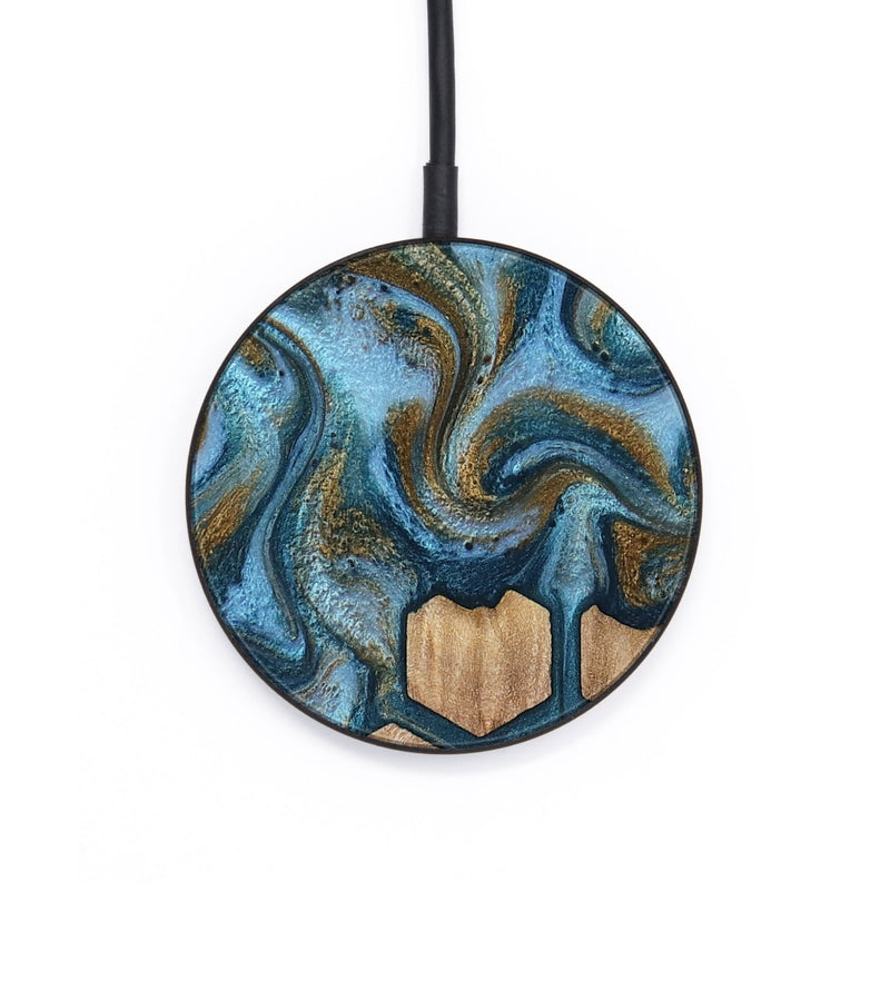 Circle Wood Wireless Charger - Ayra (Pattern, 813079)