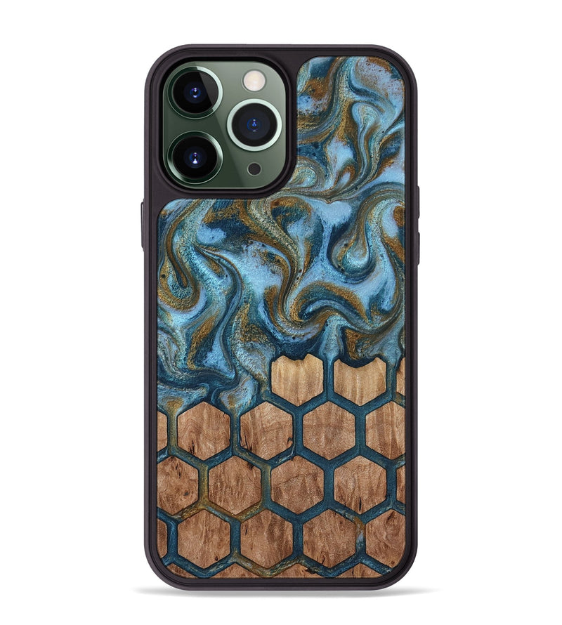iPhone 13 Pro Max Wood Phone Case - Ayra (Pattern, 813079)