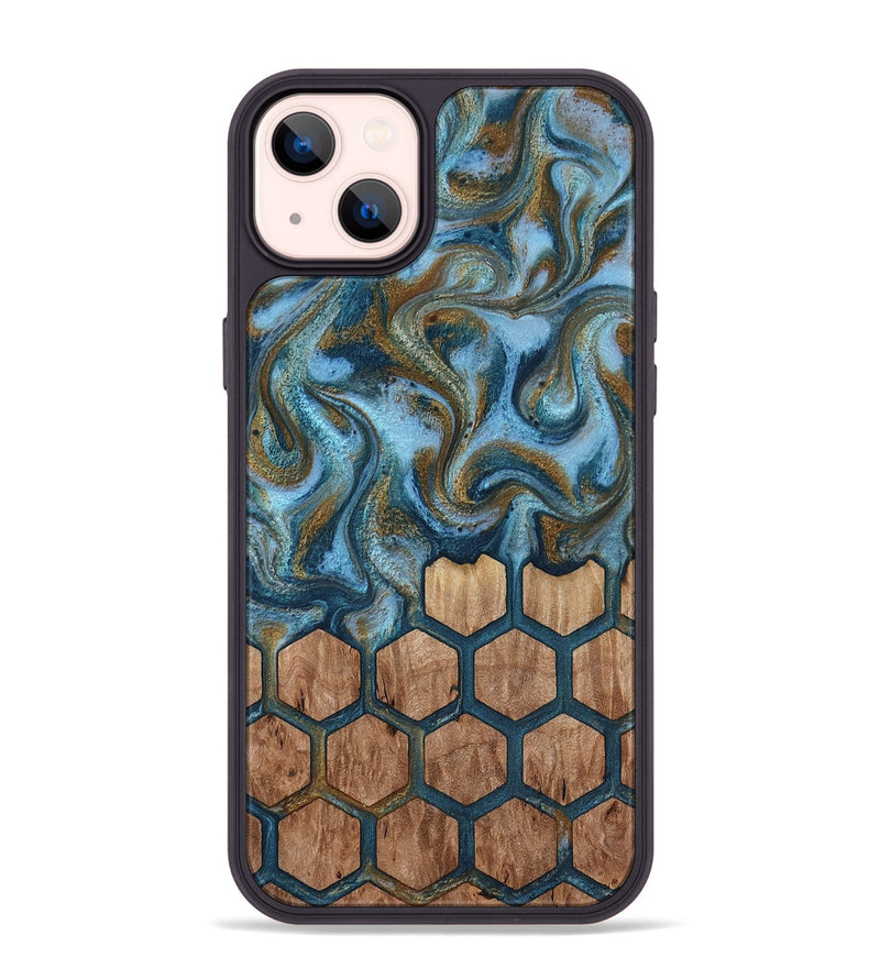 iPhone 14 Plus Wood Phone Case - Ayra (Pattern, 813079)