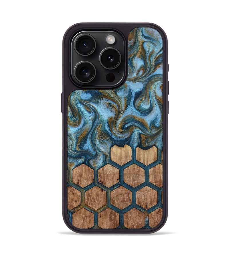iPhone 15 Pro Wood Phone Case - Ayra (Pattern, 813079)
