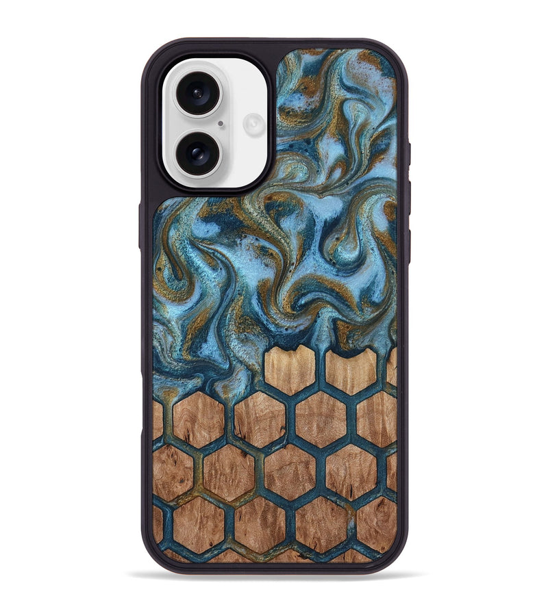 iPhone 16 Plus Wood Phone Case - Ayra (Pattern, 813079)
