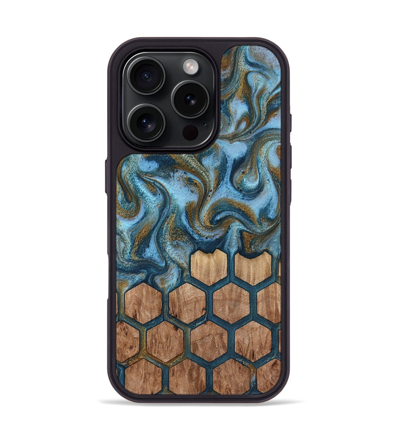 iPhone 16 Pro Wood Phone Case - Ayra (Pattern, 813079)