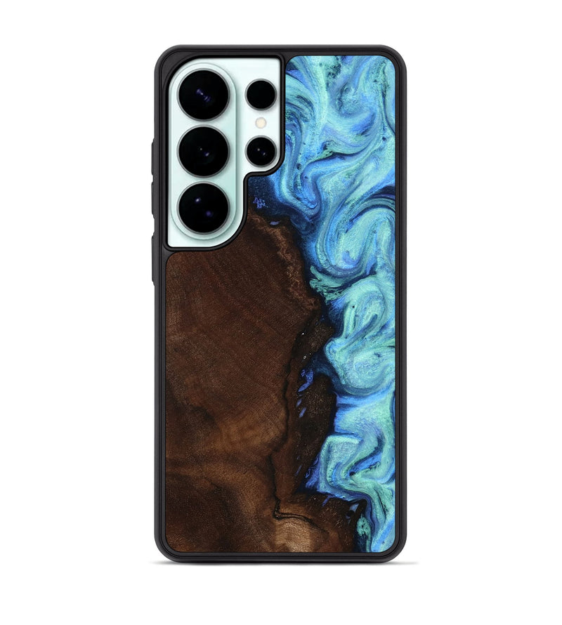 Galaxy S26 Ultra Wood Phone Case - Cleta (Blue, 813087)