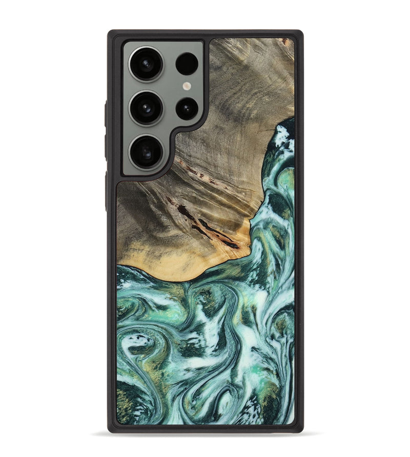Galaxy S23 Ultra Wood Phone Case - Wheeler (Green, 813088)