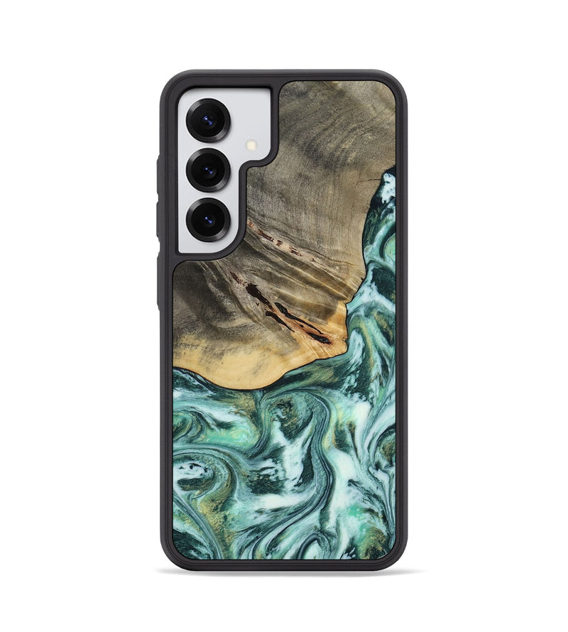 Galaxy S25 Wood Phone Case - Wheeler (Green, 813088)