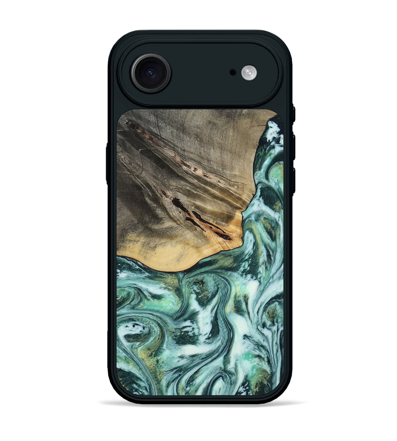 iPhone 17 Air Wood Phone Case - Wheeler (Green, 813088)