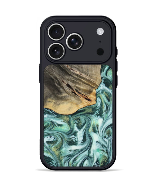 iPhone 17 Pro Wood Phone Case - Wheeler (Green, 813088)