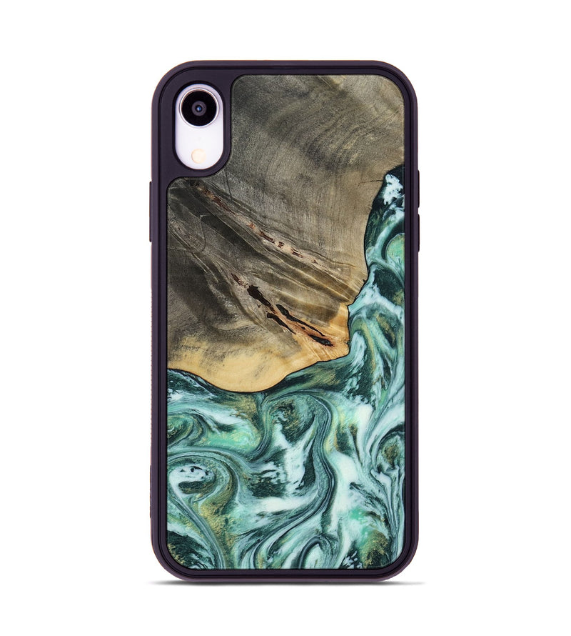 iPhone Xr Wood Phone Case - Wheeler (Green, 813088)