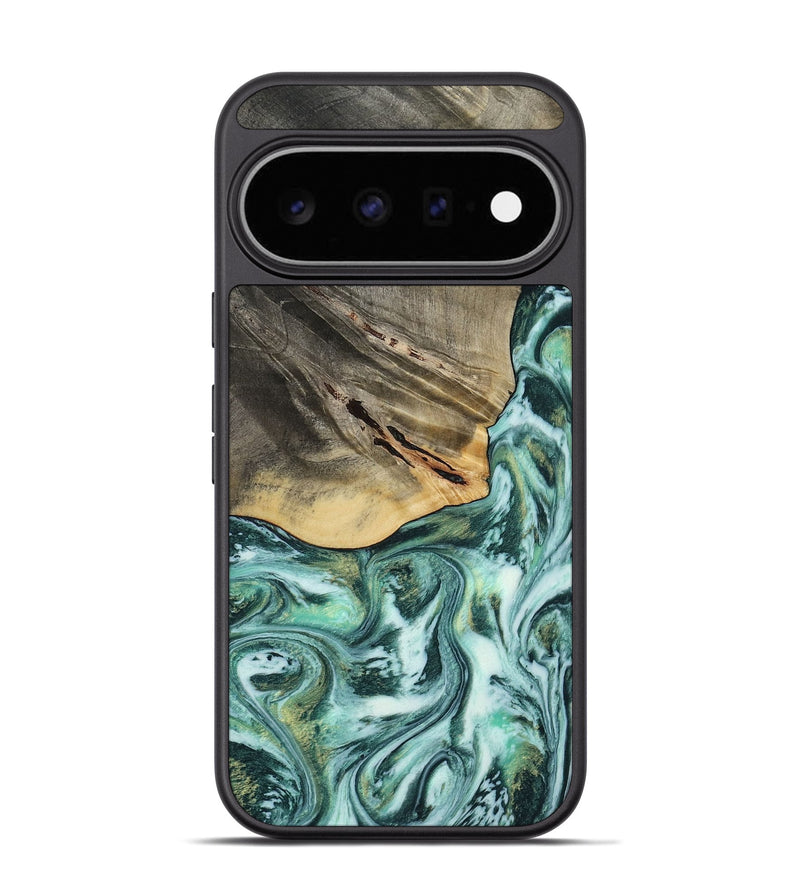 Pixel 11 Pro Wood Phone Case - Wheeler (Green, 813088)