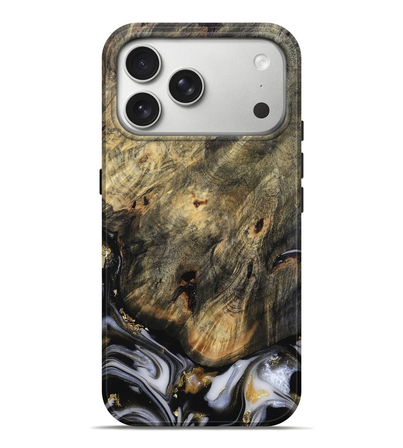 iPhone 17 Pro Max Wood Live Edge Phone Case - Jordyn (Clear, 813116)