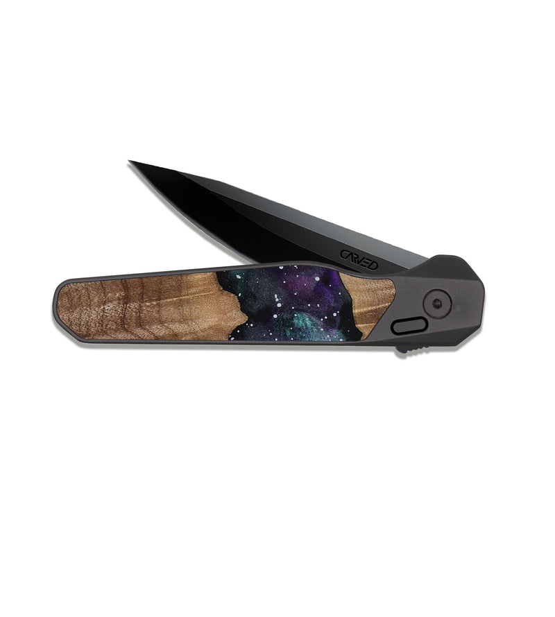 EDC Dark Slate Wood Pocket Knife - Darnell (Cosmos, 813151)