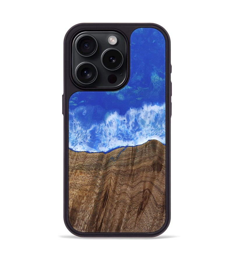 iPhone 15 Pro Wood Phone Case - Audra (Coastal, 813162)