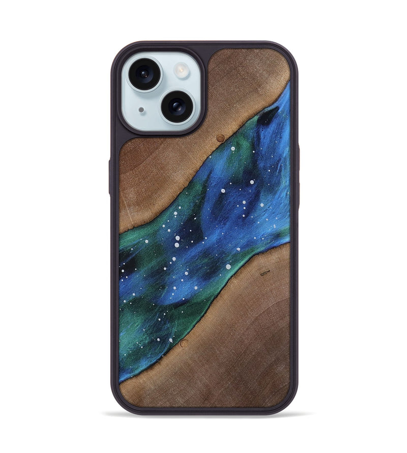 iPhone 15 Wood Phone Case - Melody (Cosmos, 813211)