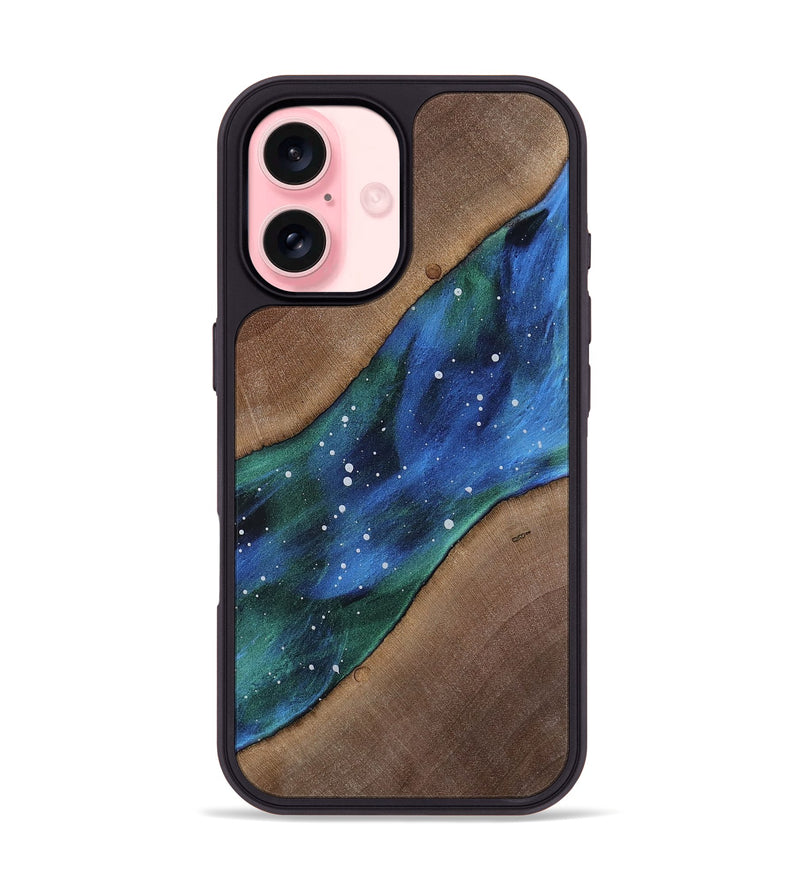 iPhone 16 Wood Phone Case - Melody (Cosmos, 813211)